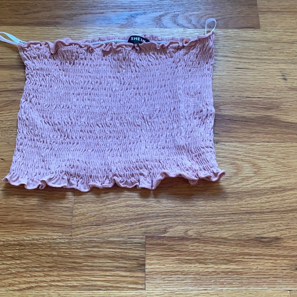 Pink tube top
